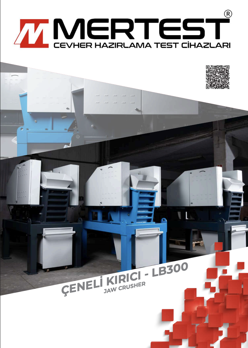 LB 300 Pilot Ölçekli Çeneli Kırıcı