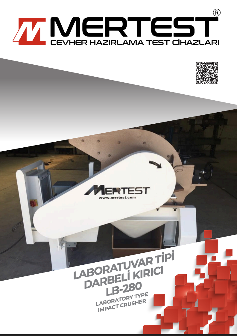 The LB 280 Laboratory Type Impact Crusher (Cubiczer Crusher)
